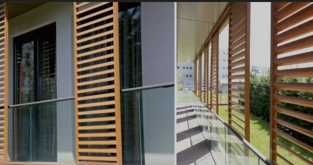 Alüminyum Güneş kırıcı sistemleri.